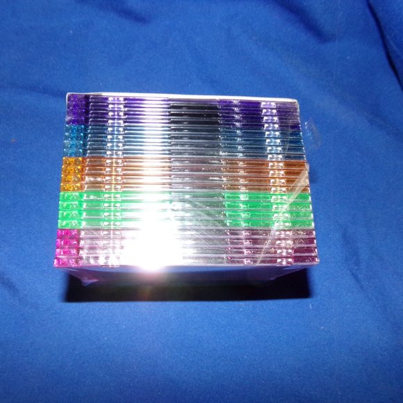 Verbatim 12x CD-RW 20 Pack w/ Jewel Cases - New in Box - Multi-colored - Picture 2 of 8